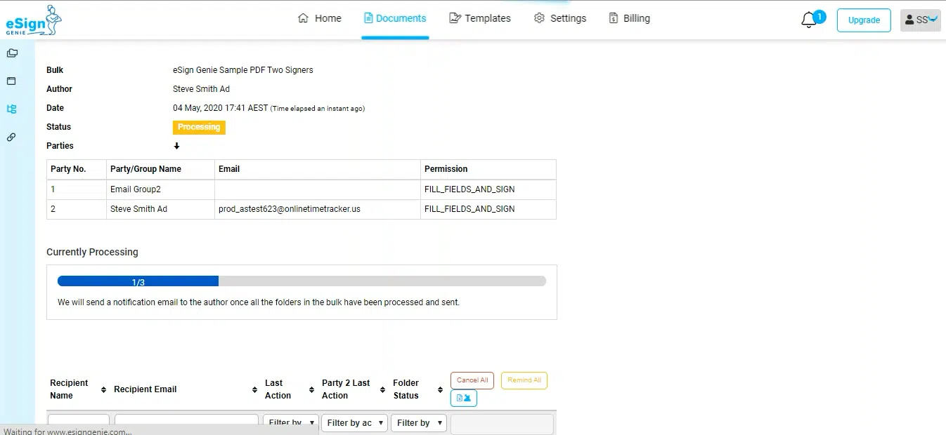 DocuSign Alternative #17 — ESign Genie: Comprehensive e-signature solution