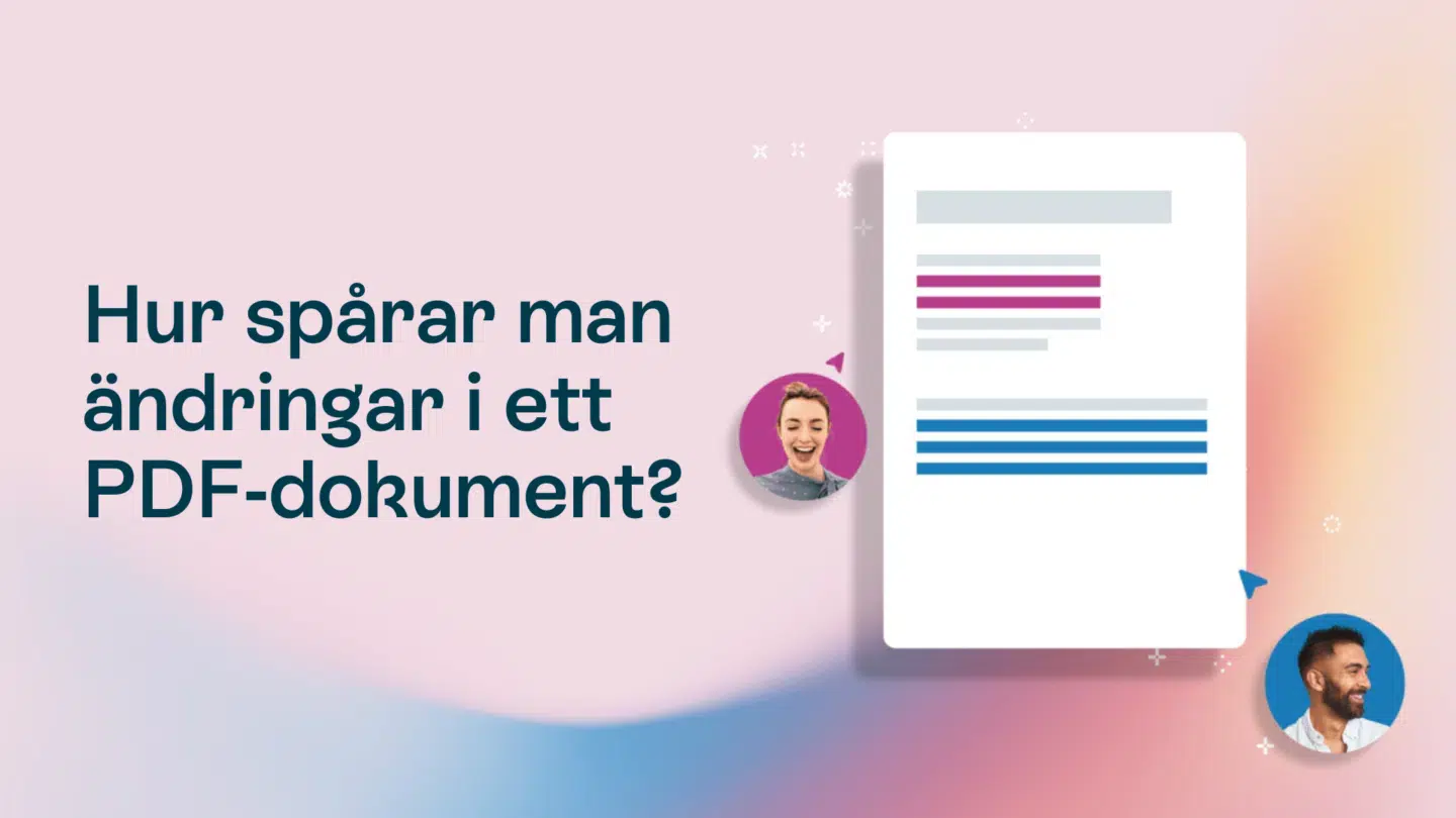 Hur spårar man ändringar i ett PDF-dokument?
